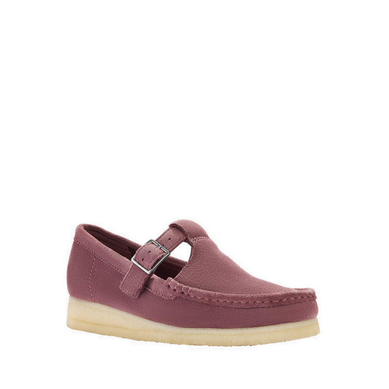 Wallabee T Bar Rose Brown Sde