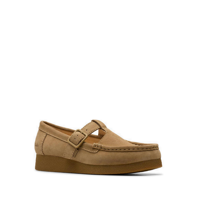 Clarks Women's WallabeeEVOBar - Dark Sand Suede