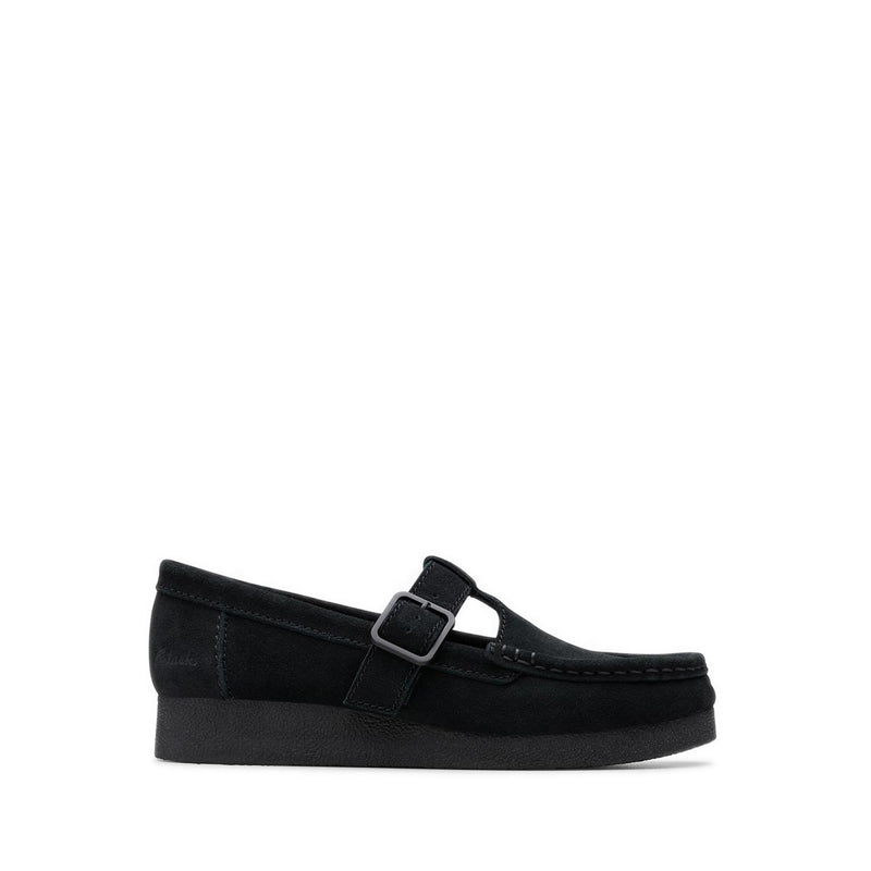Clarks Women's WallabeeEVOBar - Black Suede