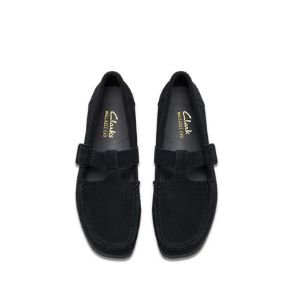 Clarks Women's WallabeeEVOBar - Black Suede