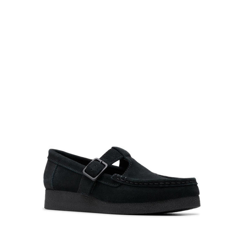 Clarks Women's WallabeeEVOBar - Black Suede