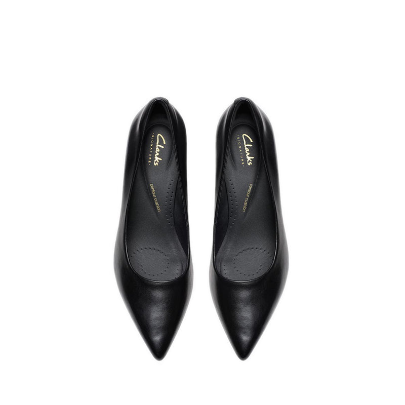 Zarey Court Black Leather