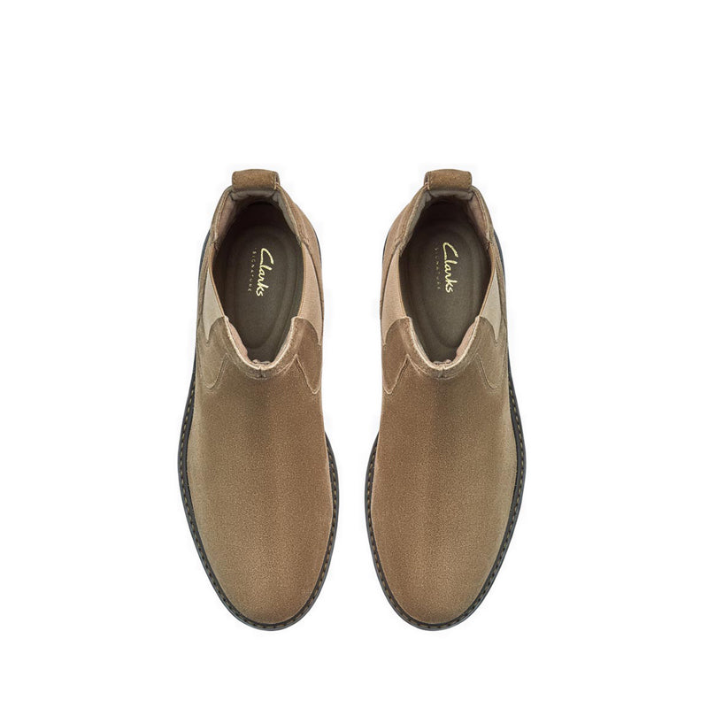 Newford Easy Dark Sand Suede