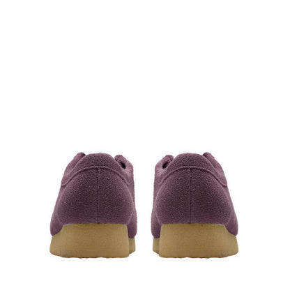 Clarks Wallabee. Plum Suede