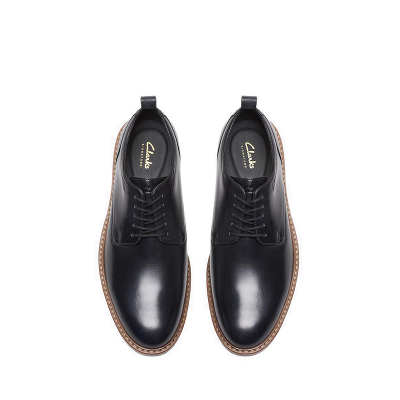 Aldwin Lace Black Leather