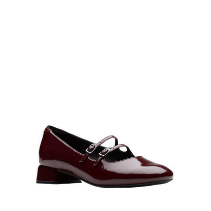 Clarks Daiss30 Shine Burgundy Patent