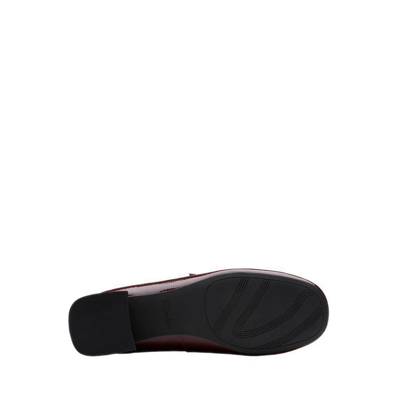 Clarks Daiss30 Shine Burgundy Patent