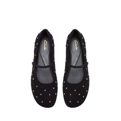Clarks Livia Stud Black Sde