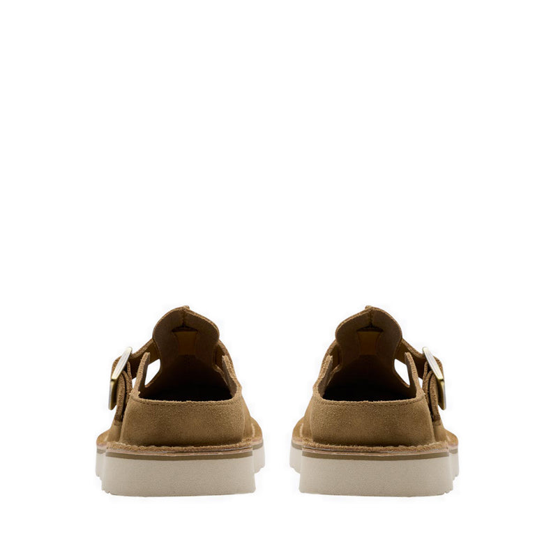 Clarks Solsbury Mule. Dark Sand Suede