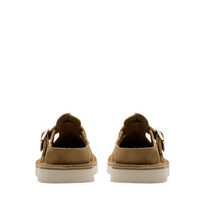 Clarks Solsbury Mule. Dark Sand Suede
