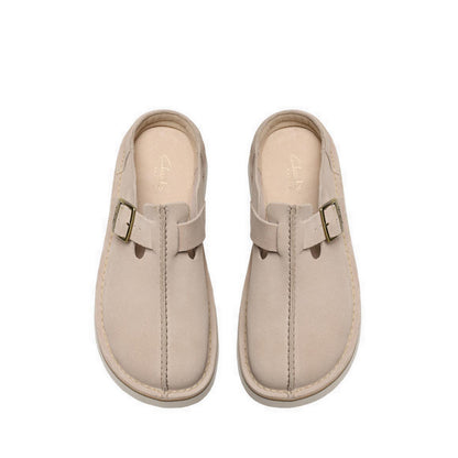 Clarks Solsbury Mule. Sand Suede