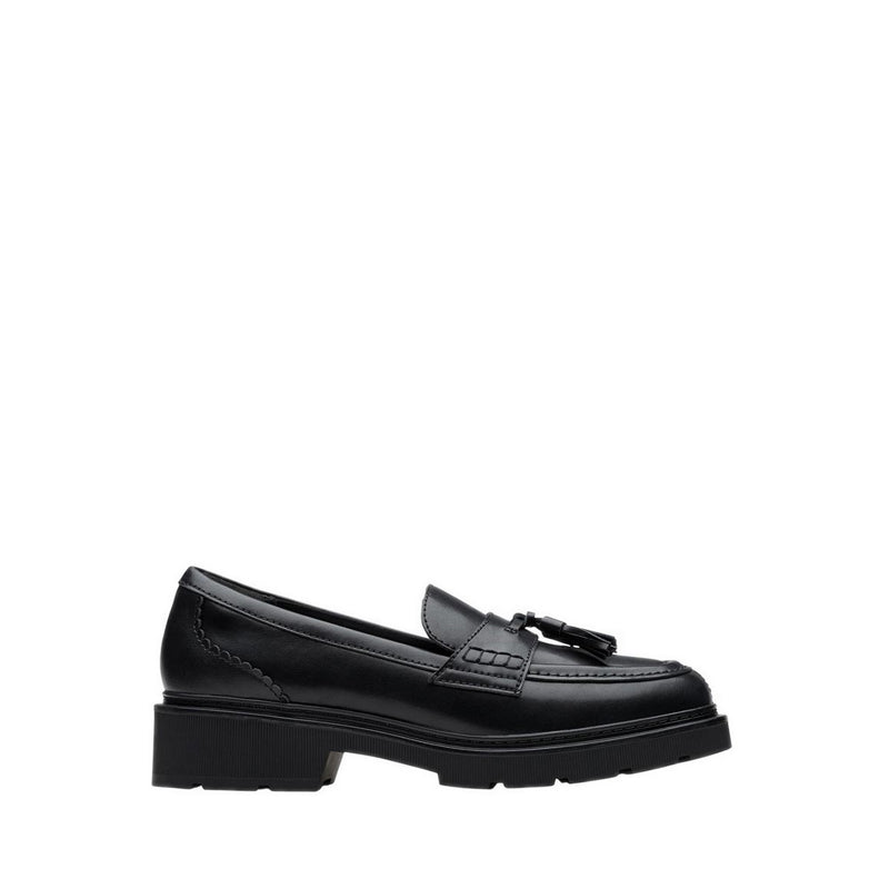 Clarks Womens Lauryl Tassel - Black