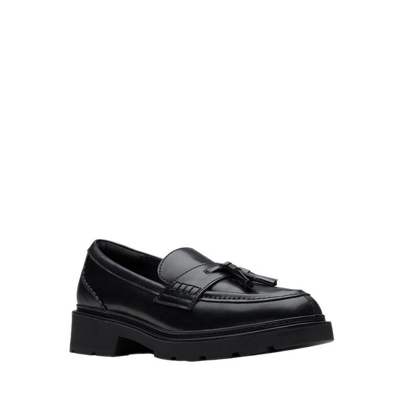 Clarks Womens Lauryl Tassel - Black