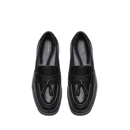 Clarks Womens Lauryl Tassel - Black