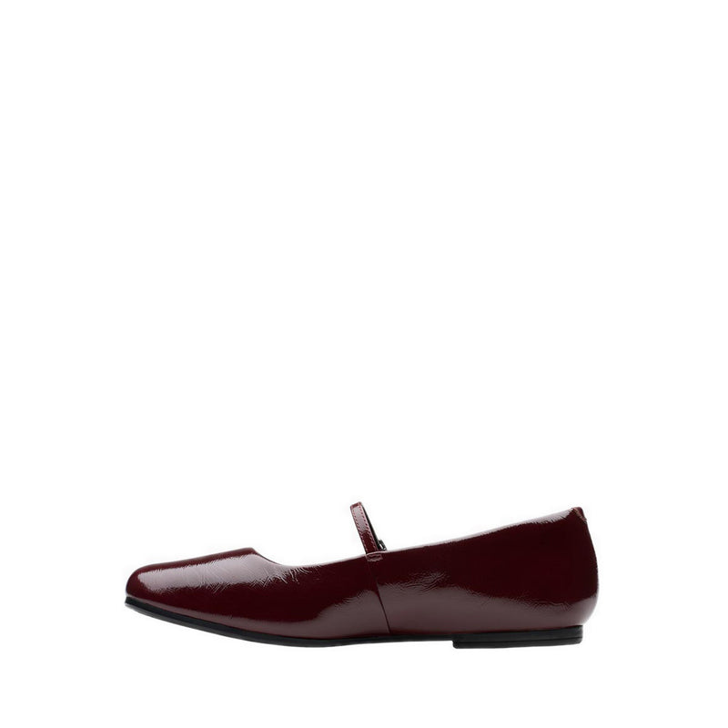Livia Sky Burgundy Patent
