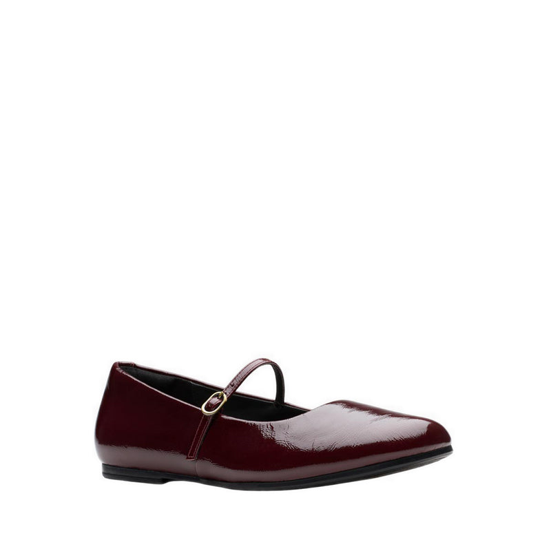 Livia Sky Burgundy Patent