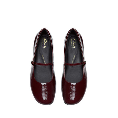 Livia Sky Burgundy Patent