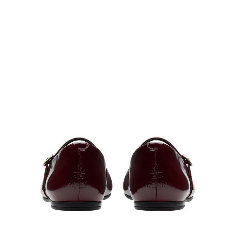 Livia Sky Burgundy Patent