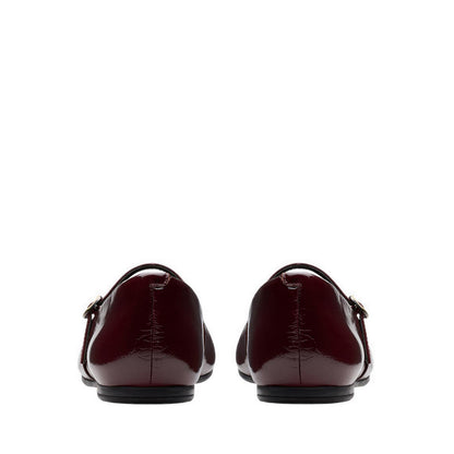 Livia Sky Burgundy Patent