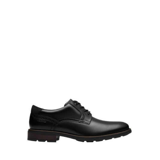 Clarks Men's Emmet Plain - Black Smooth