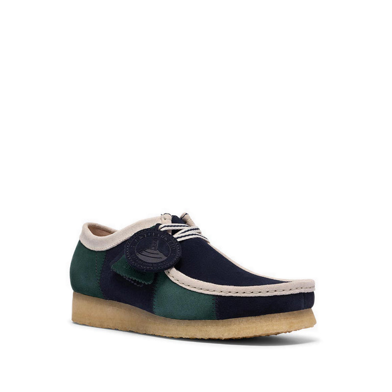 Mens Wallabee - Blue/GreenStripe