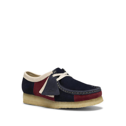 Womens Wallabee. - Navy Stripe