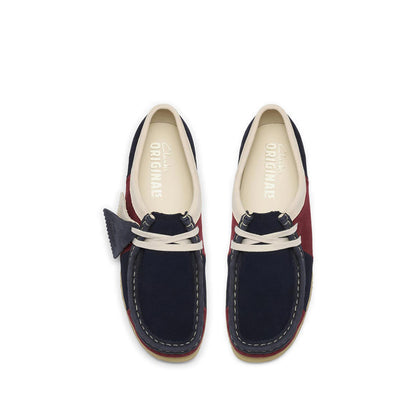 Womens Wallabee. - Navy Stripe