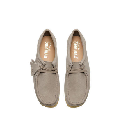 Womens Wallabee. - Pale Grey