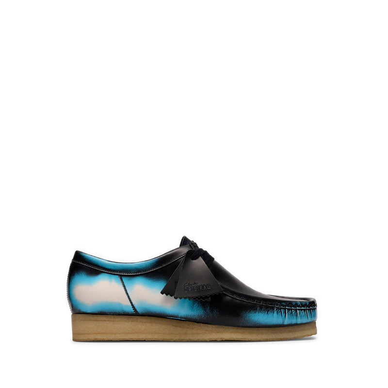 Mens Wallabee - Black Brush Off
