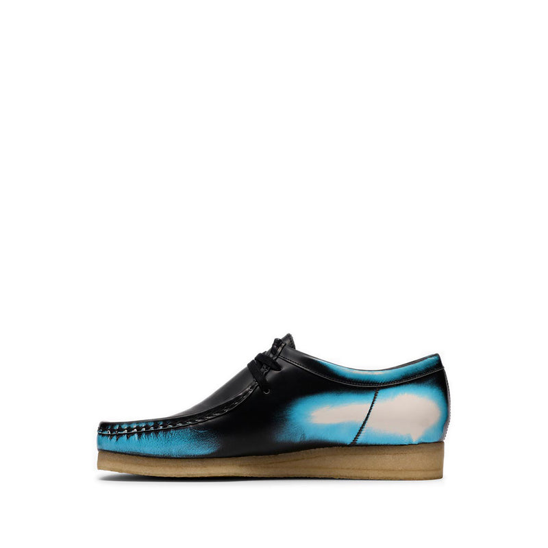 Mens Wallabee - Black Brush Off