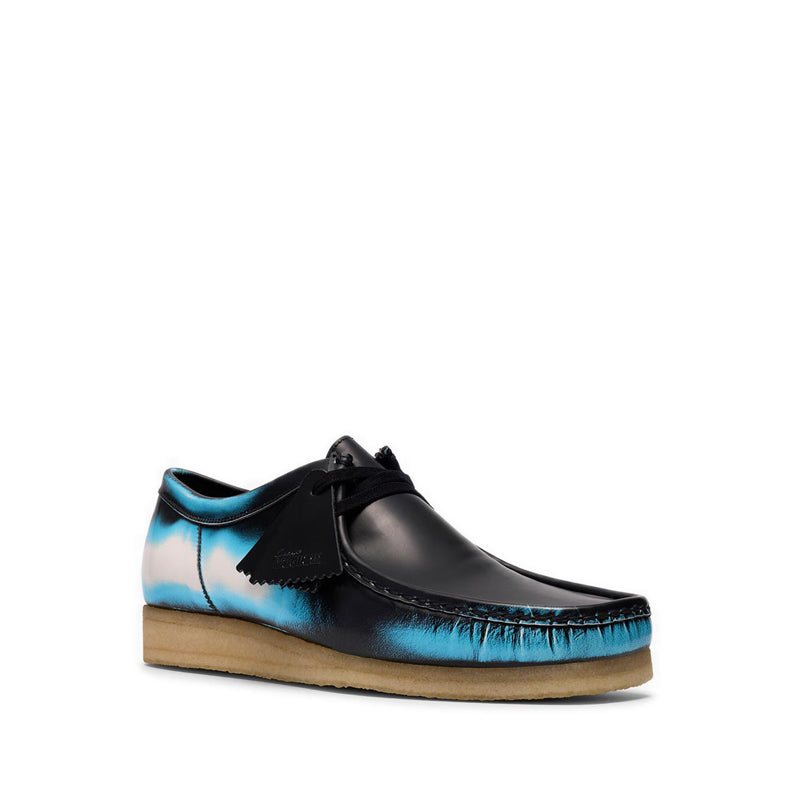 Mens Wallabee - Black Brush Off