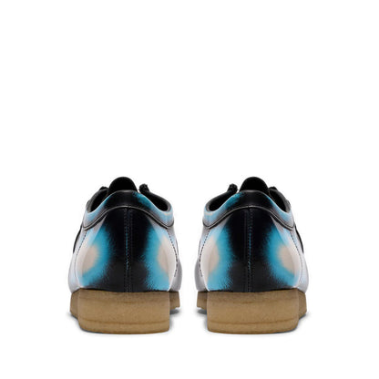 Mens Wallabee - Black Brush Off