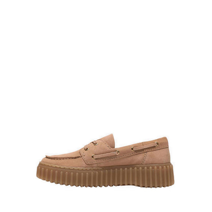 Clarks Women's Torhill Boat - Beige Suede