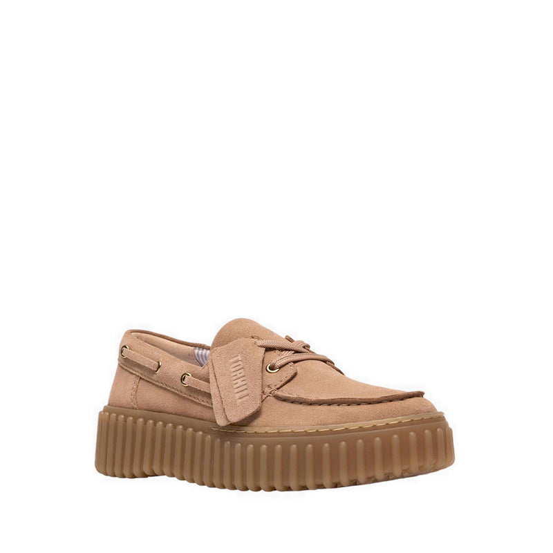Clarks Women's Torhill Boat - Beige Suede