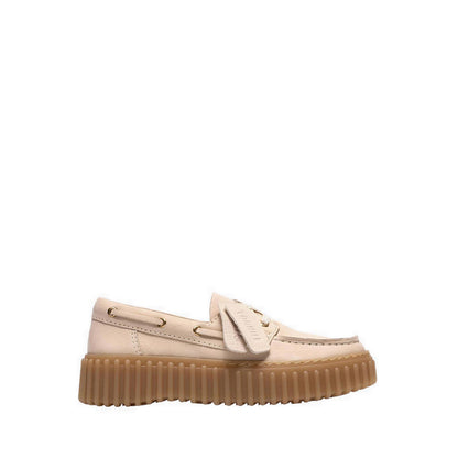Clarks Women's Torhill Boat - Cream Nubuck