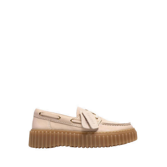 Clarks Women's Torhill Boat - Cream Nubuck