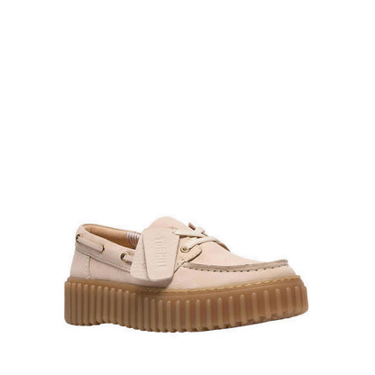 Clarks Women's Torhill Boat - Cream Nubuck