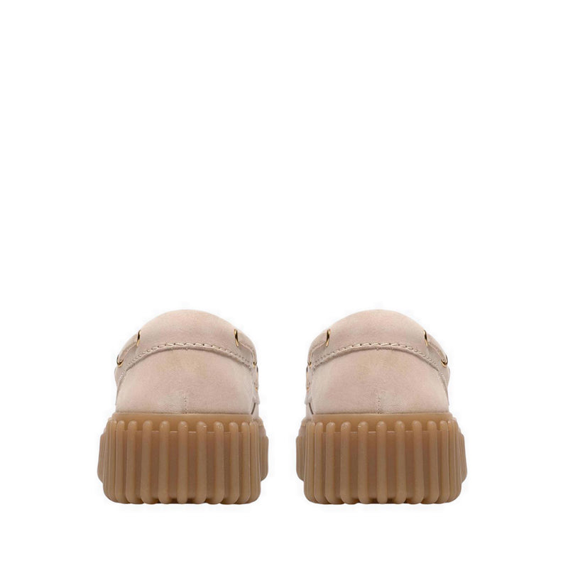 Clarks Women's Torhill Boat - Cream Nubuck