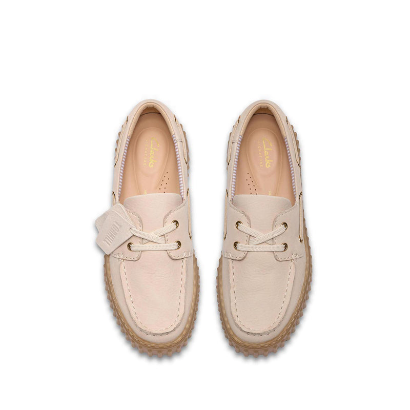 Clarks Women's Torhill Boat - Cream Nubuck