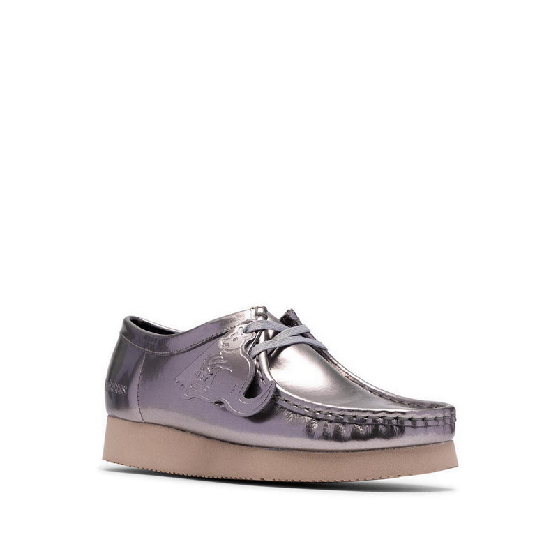 Womens Wallabee. 2604 - Silver Patent