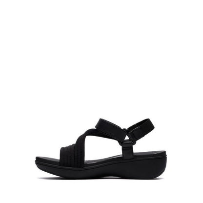 Clarks Womens BrinkleyRaeSun - Black