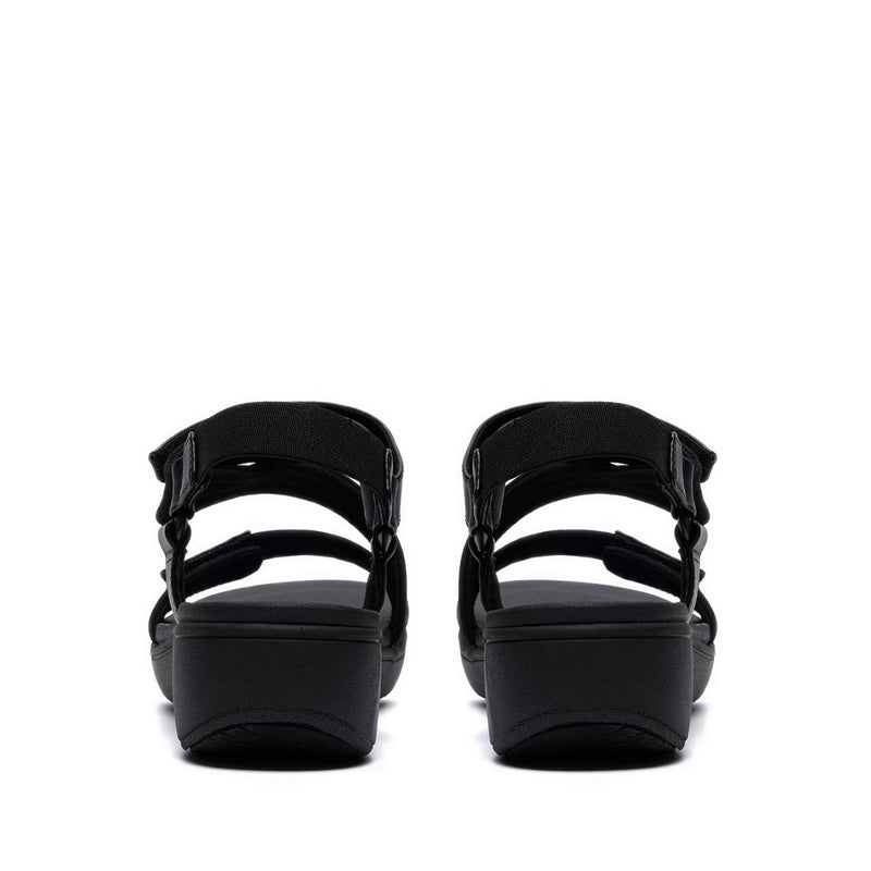 Clarks Womens BrinkleyRaeSun - Black