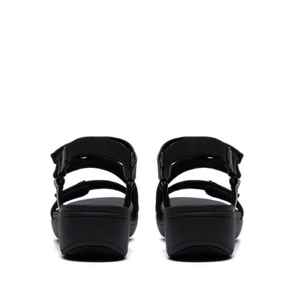 Clarks Womens BrinkleyRaeSun - Black