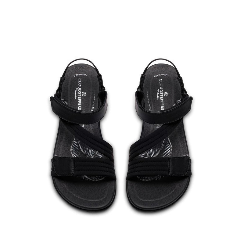 Clarks Womens BrinkleyRaeSun - Black