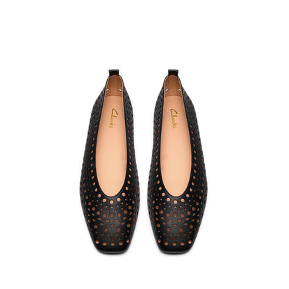 Clarks Womens Befana Perf - Black