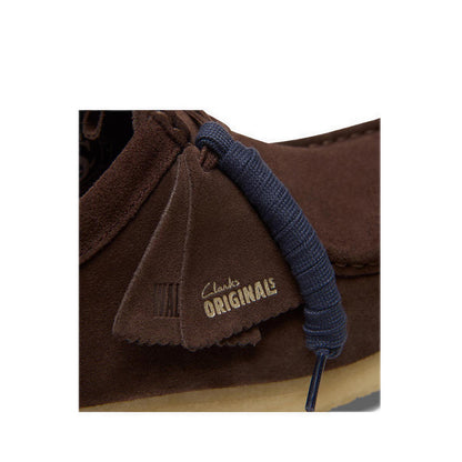 Clarks Mens Wallabee - Dark Brown