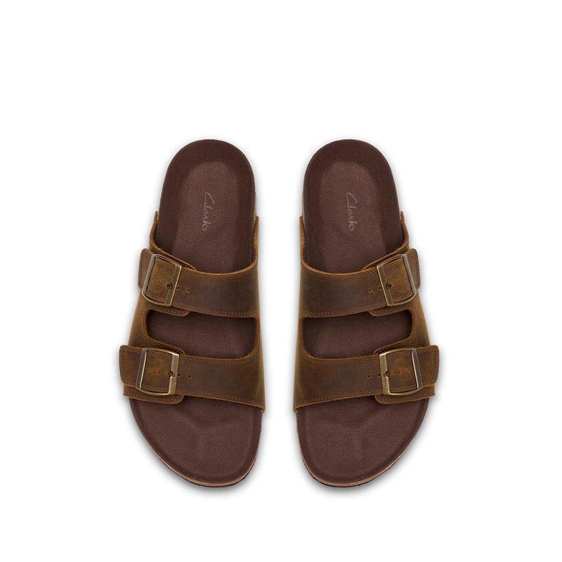 Clarks Mens Wembury Strap - Brown