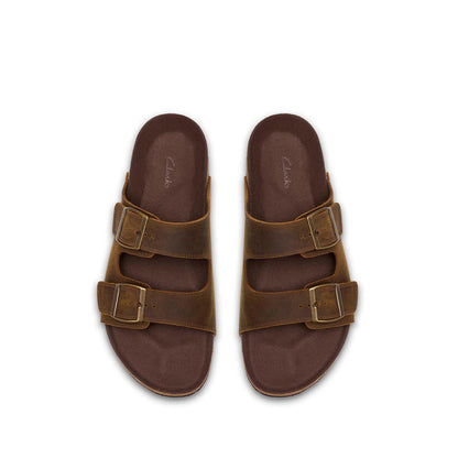 Clarks Mens Wembury Strap - Brown