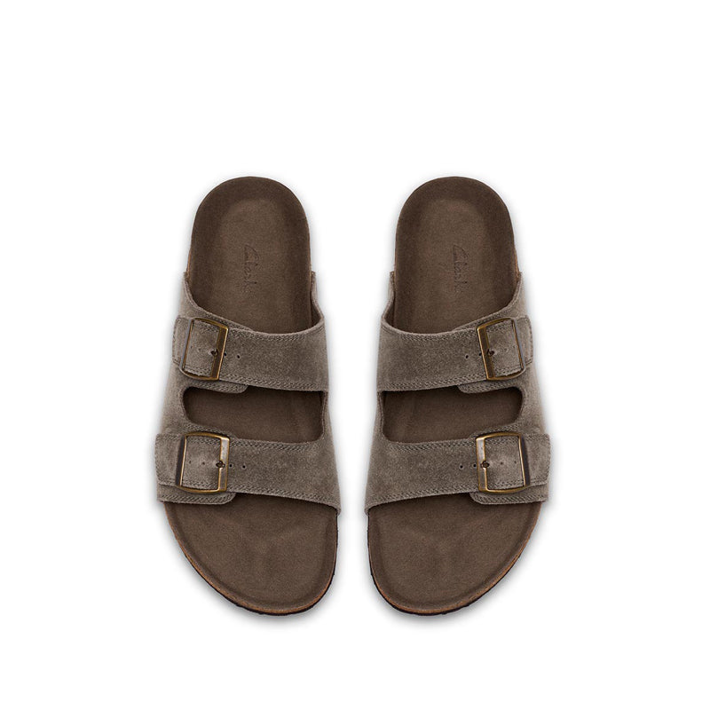 Clarks Mens Wembury Strap - Grey