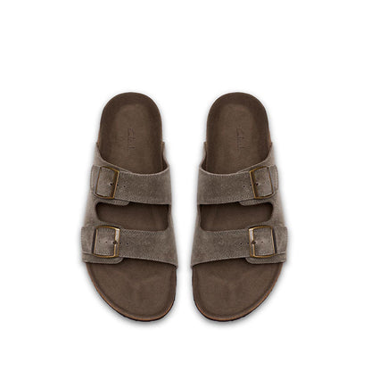 Clarks Mens Wembury Strap - Grey